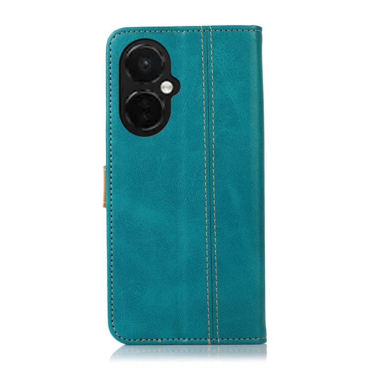 For OnePlus Nord CE 3 5G Stitching Thread Calf Texture Leather Phone Case