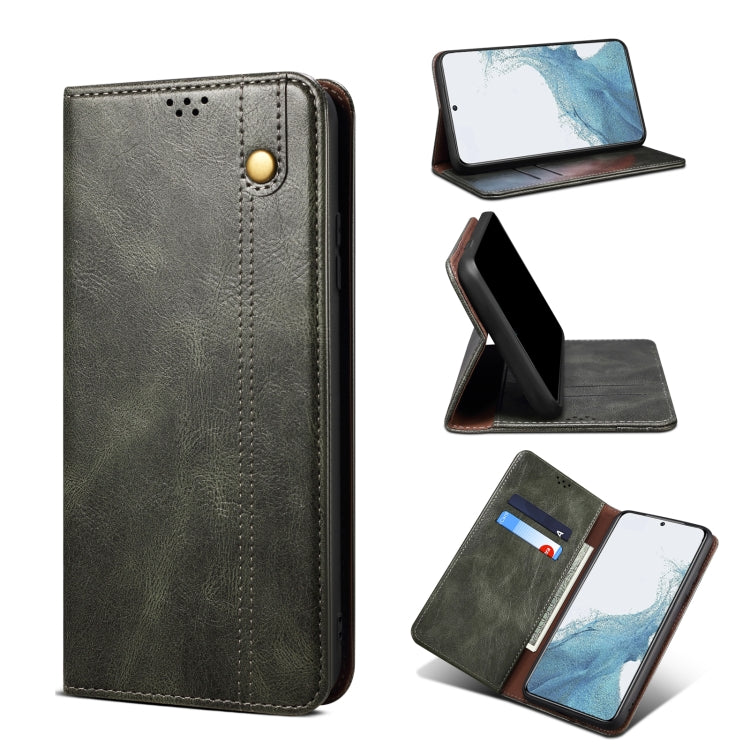 For Samsung Galaxy A54 5G Oil Wax Crazy Horse Texture Leather Phone Case