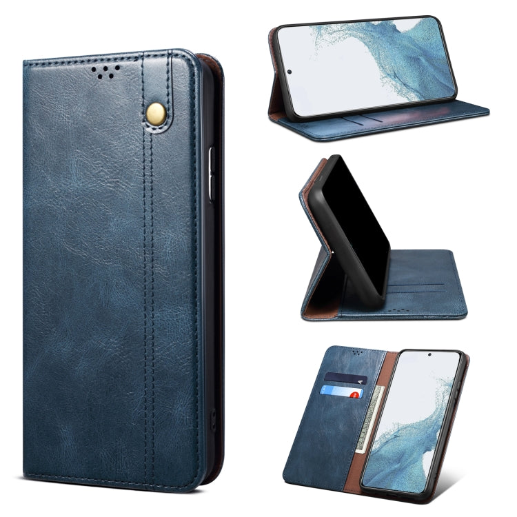 For Samsung Galaxy A54 5G Oil Wax Crazy Horse Texture Leather Phone Case