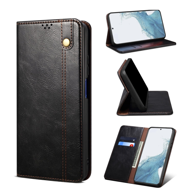 For Samsung Galaxy A54 5G Oil Wax Crazy Horse Texture Leather Phone Case