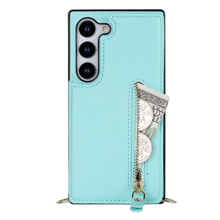 For Samsung Galaxy S23 5G Cross-body Zipper Square Phone Case