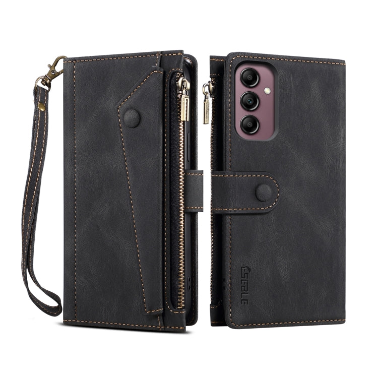 For Samsung Galaxy A14 5G ESEBLE Retro Frosted RFID Flip Leather Phone Case