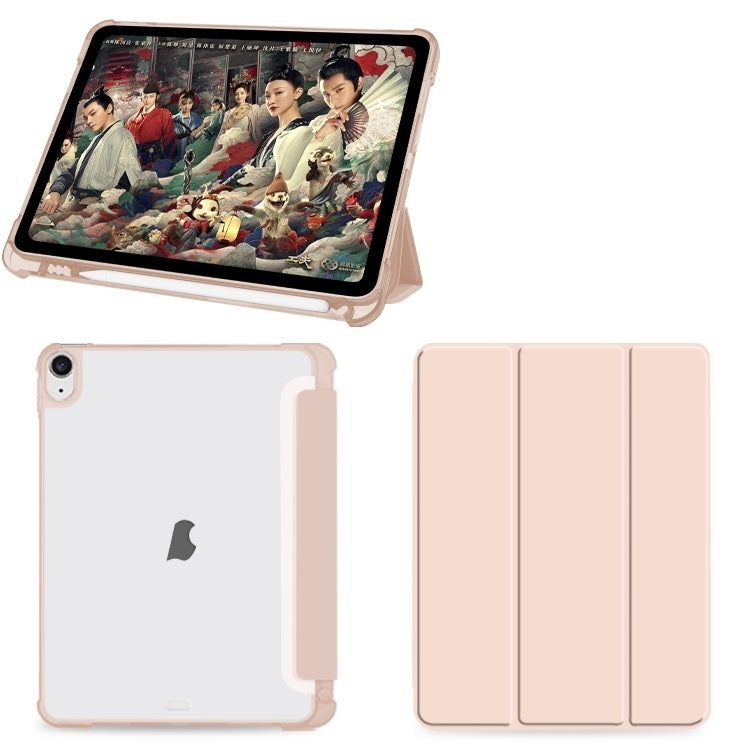 For iPad 10th Gen 10.9 2022 3-fold Shockproof Smart Leather Tablet Case