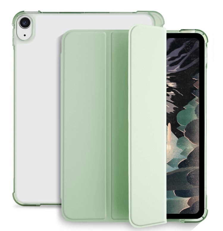 For iPad 10th Gen 10.9 2022 3-fold Shockproof Smart Leather Tablet Case