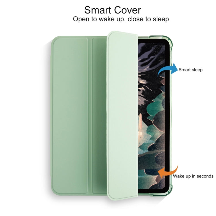For iPad 10th Gen 10.9 2022 3-fold Shockproof Smart Leather Tablet Case