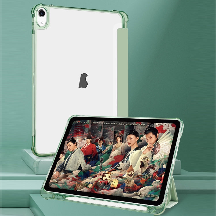 For iPad Air 2020 / 2022 10.9 3-fold Shockproof Smart Leather Tablet Case