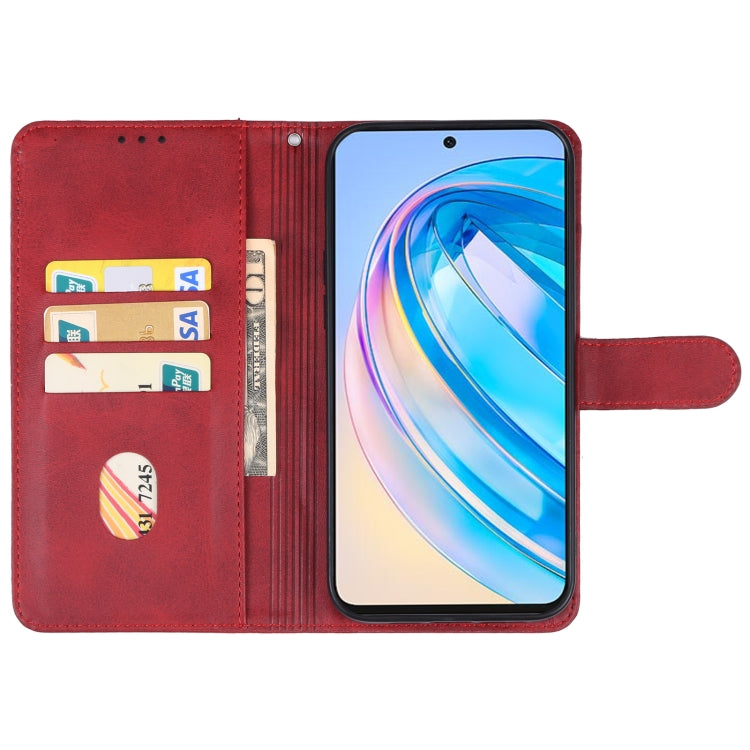 For Honor X8a Leather Phone Case