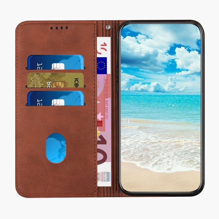 For Xiaomi Redmi Note 12 Global / Poco X5 5G Diamond Pattern Skin Feel Magnetic Leather Phone Case