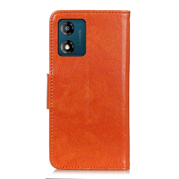 For Motorola Moto E13 4G Nappa Texture Flip Leather Phone Case