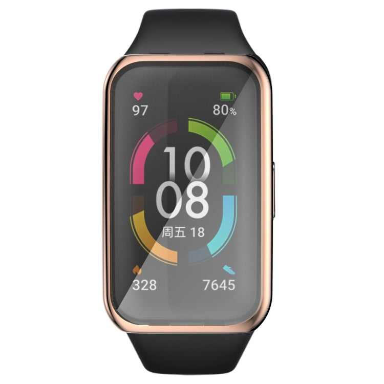 For Honor Band 7 Full Coverage TPU Electroplating Watch Case