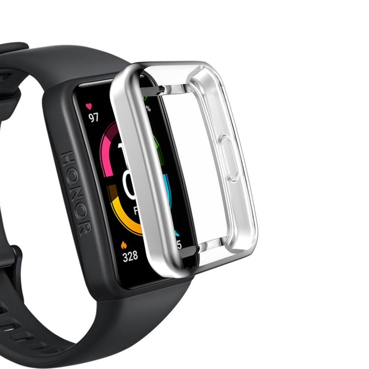 For Honor Band 7 Full Coverage TPU Electroplating Watch Case