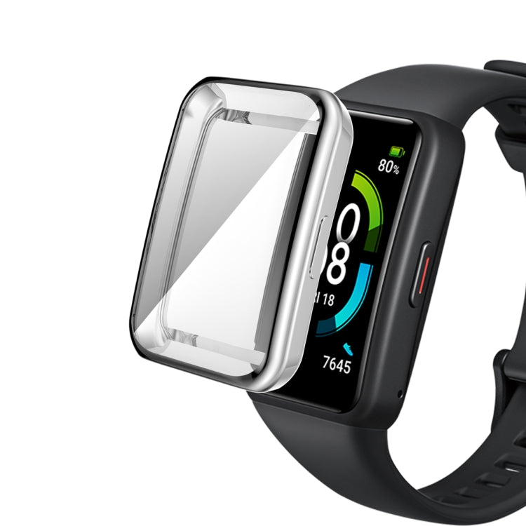 For Honor Band 7 Full Coverage TPU Electroplating Watch Case