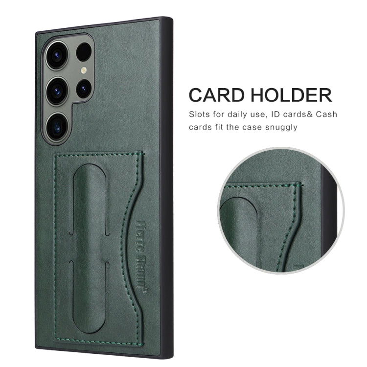 For Samsung Galaxy S23+ 5G Fierre Shann Full Coverage Protective Leather Phone Case