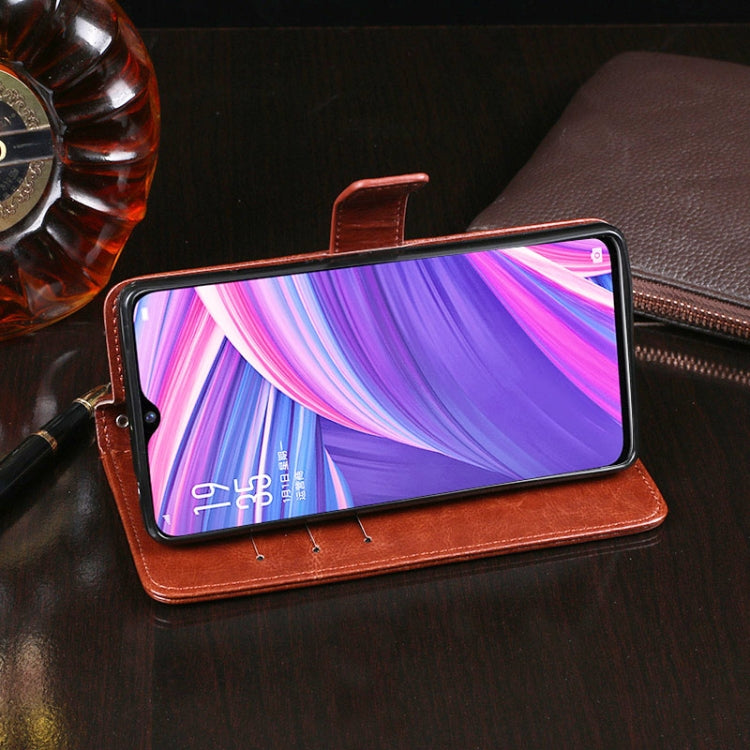 For OPPO R17 Pro idewei Crazy Horse Texture Horizontal Flip Leather Case with Holder & Card Slots & Wallet
