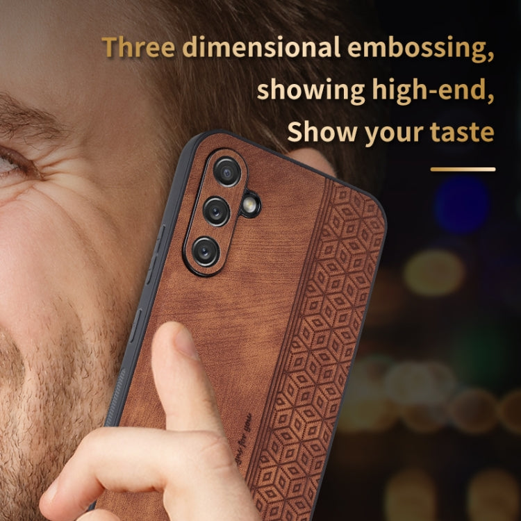 For Samsung Galaxy A54 5G AZNS 3D Embossed Skin Feel Phone Case