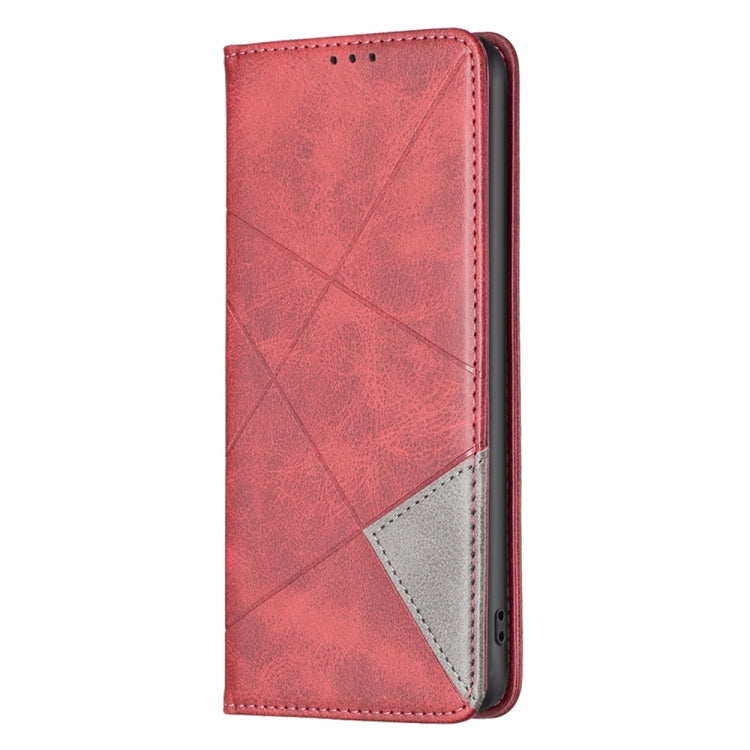 For Motorola Moto E13 4G Prismatic Invisible Magnetic Leather Phone Case