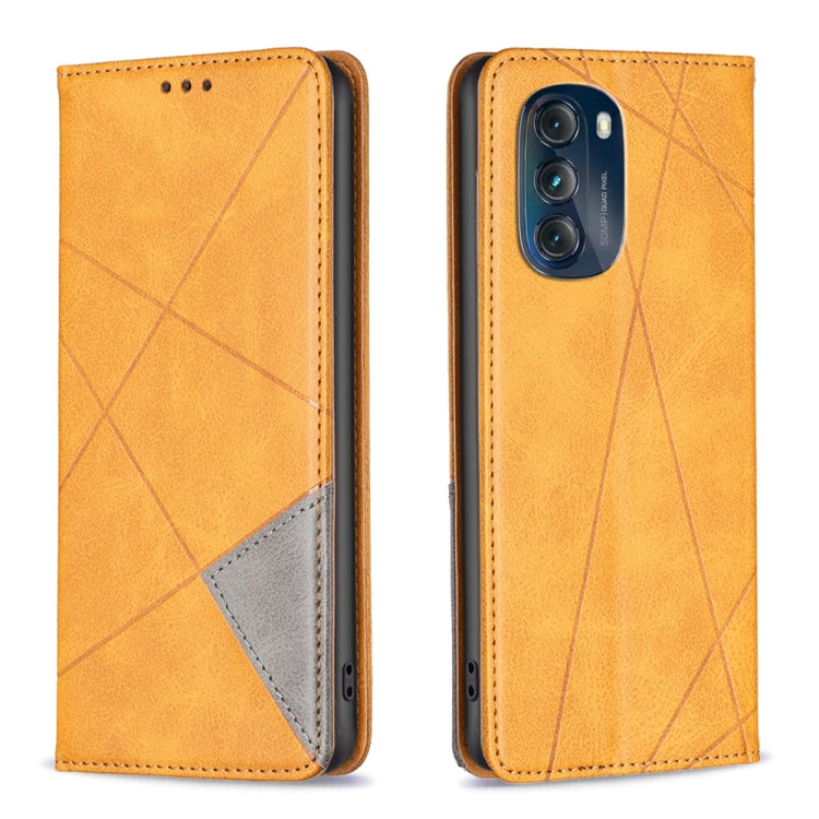 For Motorola Moto G 5G 2023 Prismatic Invisible Magnetic Leather Phone Case