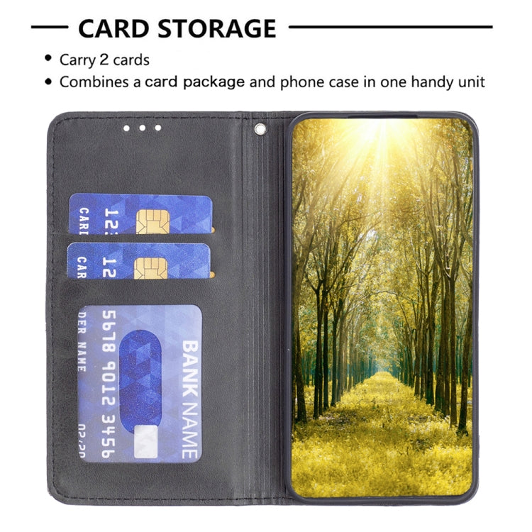 For Motorola Moto G73 5G Prismatic Invisible Magnetic Leather Phone Case