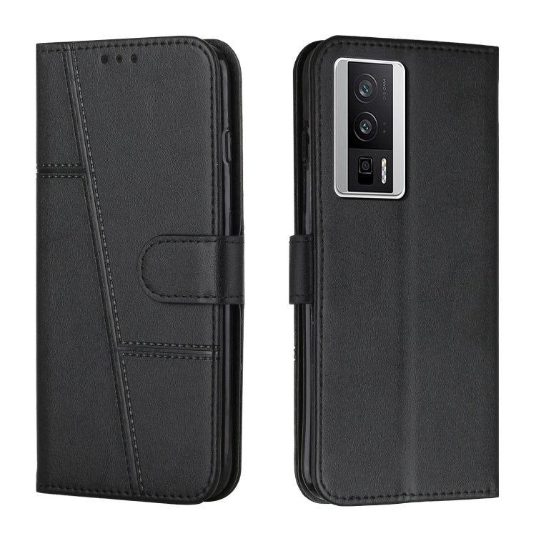 For Xiaomi Redmi K60 / K60 Pro Stitching Calf Texture Buckle Leather Phone Case