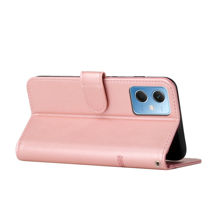 For Xiaomi Redmi Note 12 Global / Poco X5 5G Stitching Calf Texture Buckle Leather Phone Case