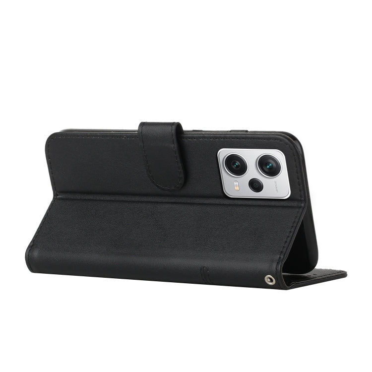 For Xiaomi Redmi Note 12 Pro 5G Global Stitching Calf Texture Buckle Leather Phone Case