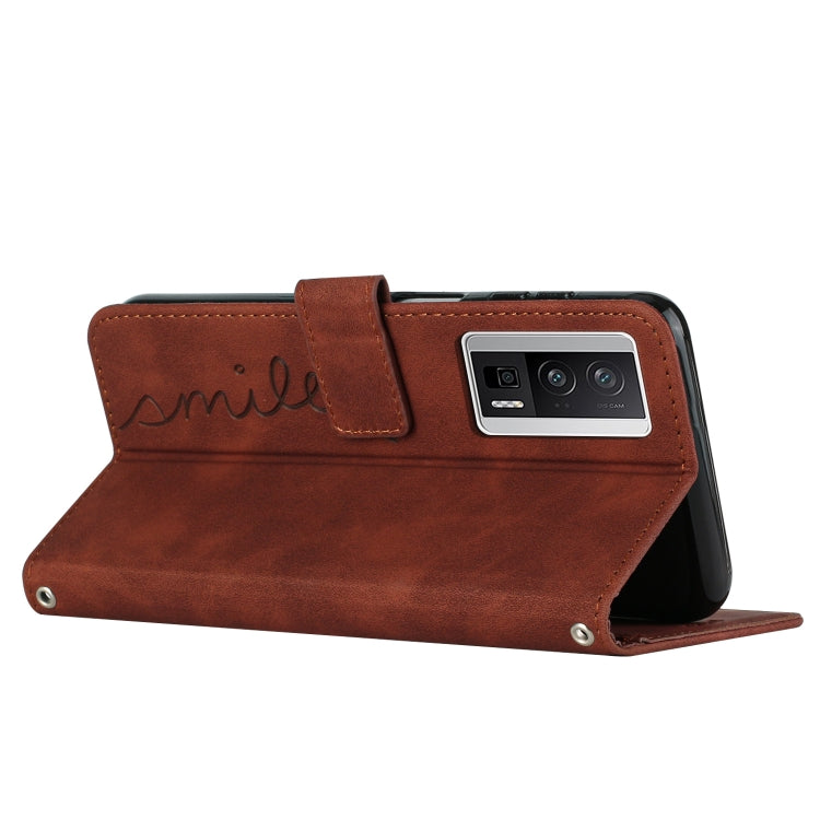 For Xiaomi Redmi K60 / K60 Pro Skin Feel Heart Pattern Leather Phone Case