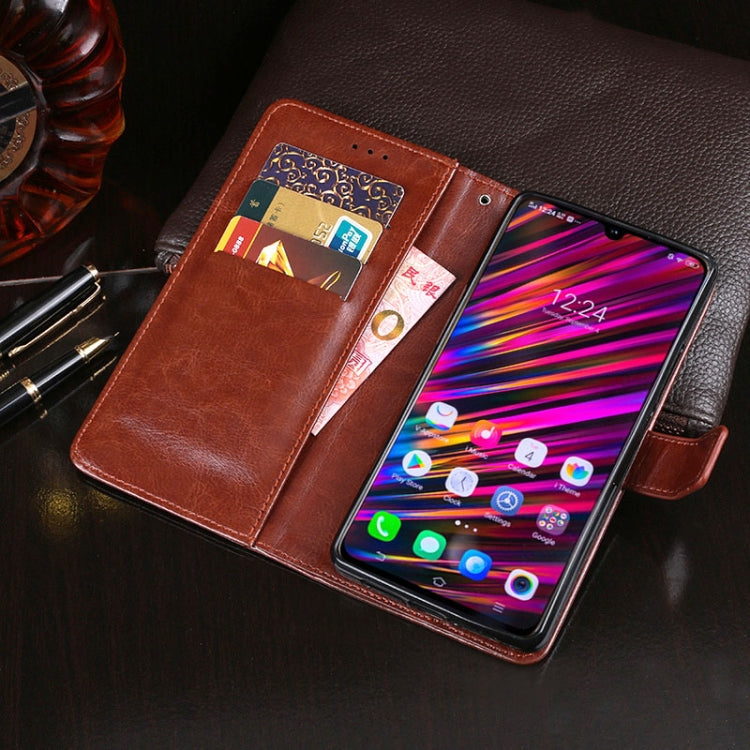 For Vivo V11 Pro idewei  Crazy Horse Texture Horizontal Flip Leather Case with Holder & Card Slots & Wallet