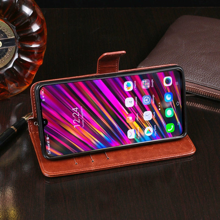 For Vivo V11 Pro idewei  Crazy Horse Texture Horizontal Flip Leather Case with Holder & Card Slots & Wallet