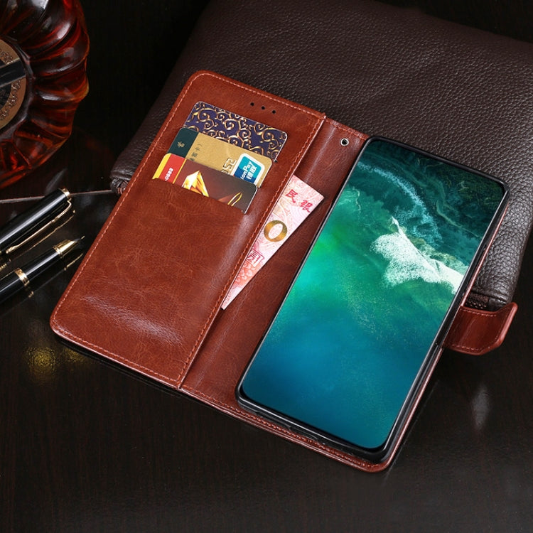 For Vivo V17 Pro idewei  Crazy Horse Texture Horizontal Flip Leather Case with Holder & Card Slots & Wallet
