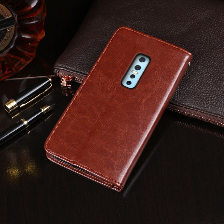 For Vivo V17 Pro idewei  Crazy Horse Texture Horizontal Flip Leather Case with Holder & Card Slots & Wallet