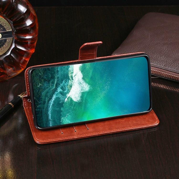 For Vivo V17 Pro idewei  Crazy Horse Texture Horizontal Flip Leather Case with Holder & Card Slots & Wallet