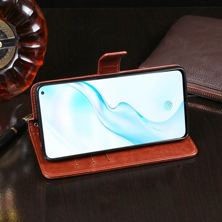For Vivo X30 Pro idewei  Crazy Horse Texture Horizontal Flip Leather Case with Holder & Card Slots & Wallet