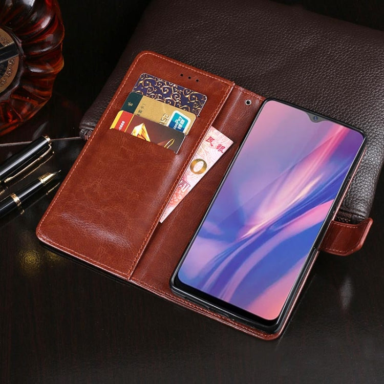 For Vivo Y11 2019 idewei  Crazy Horse Texture Horizontal Flip Leather Case with Holder & Card Slots & Wallet