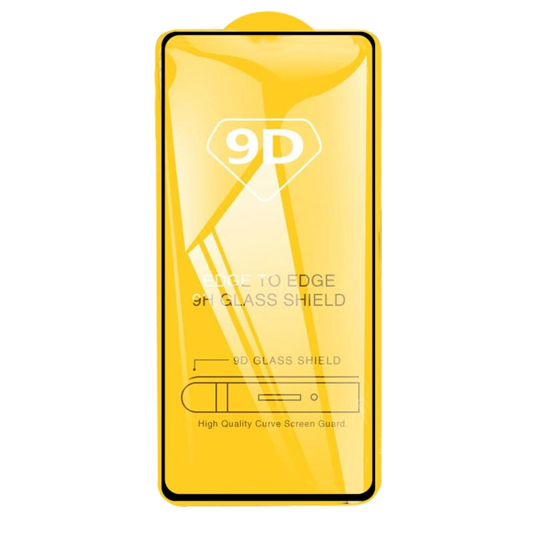 For vivo V27e 9D Full Glue Full Screen Tempered Glass Film