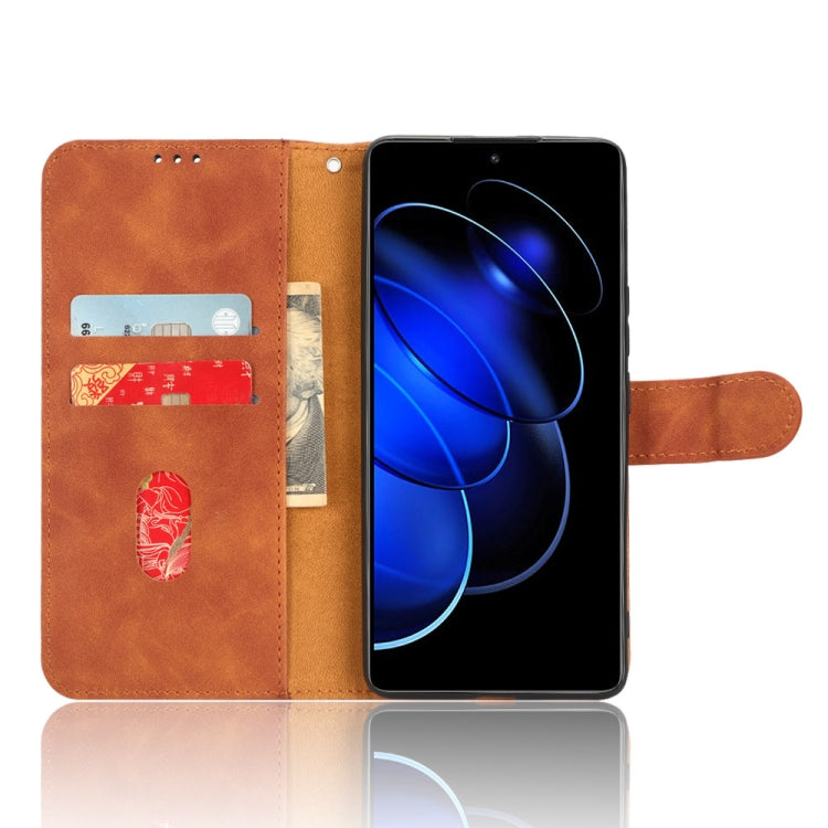 For Honor 80 GT Skin Feel Magnetic Flip Leather Phone Case