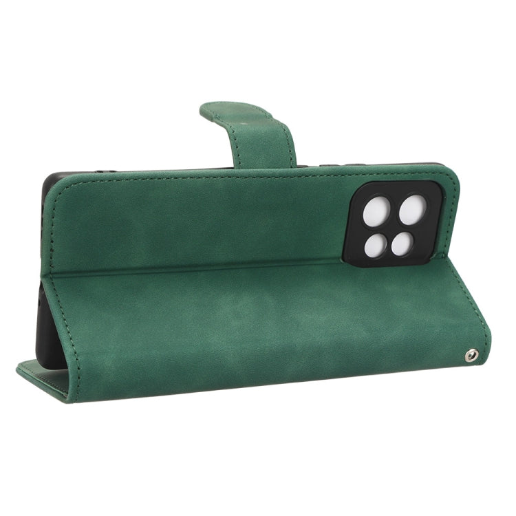 For Motorola Moto X40 Skin Feel Magnetic Flip Leather Phone Case