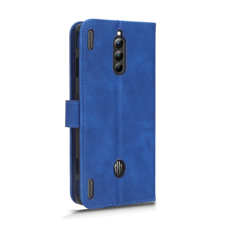 For ZTE nubia Red Magic 8 Pro 5G Skin Feel Magnetic Flip Leather Phone Case