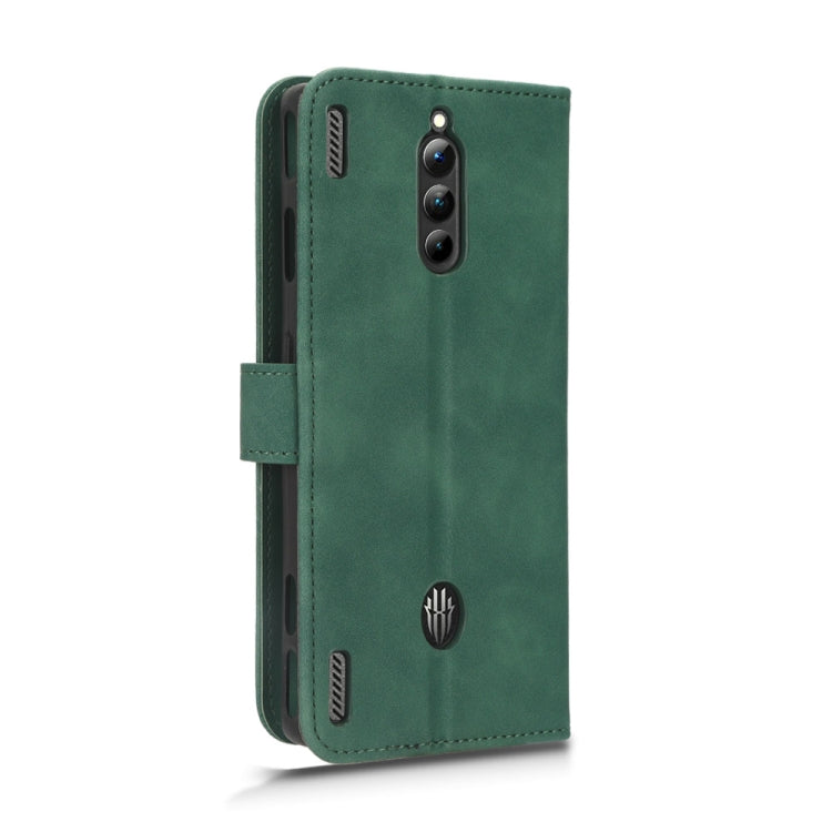 For ZTE nubia Red Magic 8 Pro 5G Skin Feel Magnetic Flip Leather Phone Case