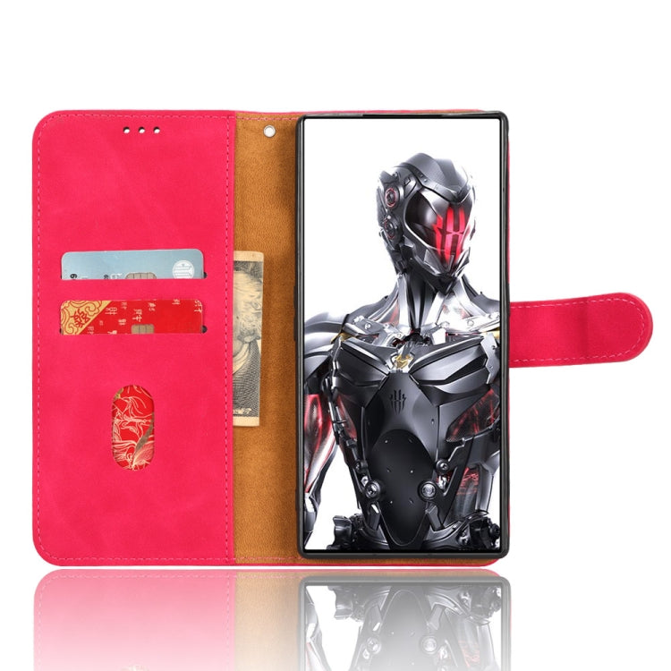 For ZTE nubia Red Magic 8 Pro 5G Skin Feel Magnetic Flip Leather Phone Case