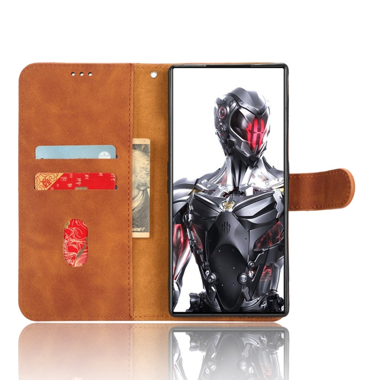 For ZTE nubia Red Magic 8 Pro 5G Skin Feel Magnetic Flip Leather Phone Case