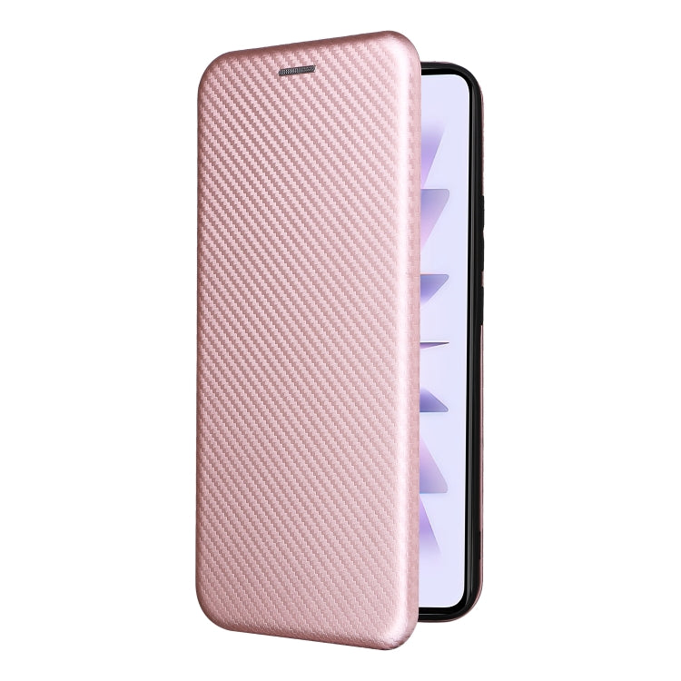 For Xiaomi Redmi K60 / K60 Pro Carbon Fiber Texture Flip Leather Phone Case