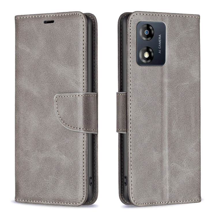 For Motorola Moto E13 4G Lambskin Texture Leather Phone Case