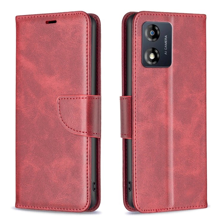 For Motorola Moto E13 4G Lambskin Texture Leather Phone Case