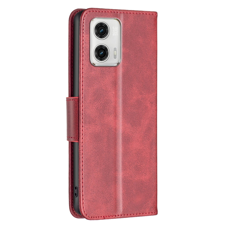 For Motorola Moto G73 5G Lambskin Texture Leather Phone Case