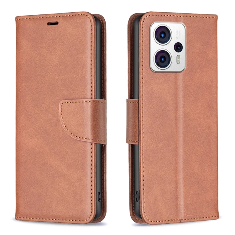 For Motorola Moto G13 4G/G23 4G/G53 5G Lambskin Texture Leather Phone Case