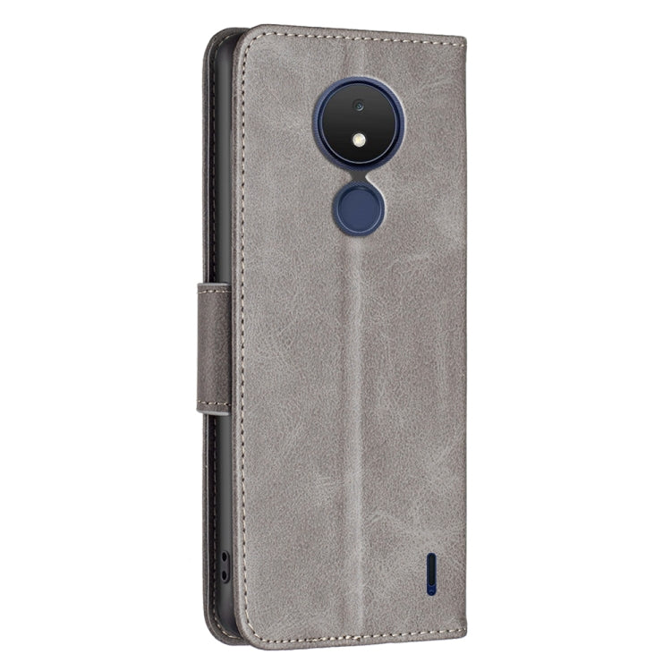 For Nokia C21 Lambskin Texture Leather Phone Case
