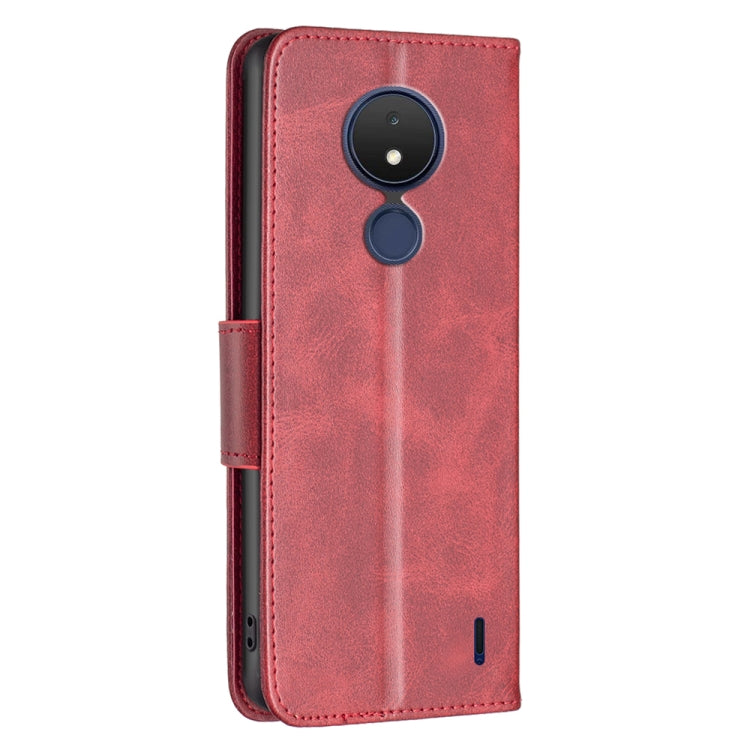 For Nokia C21 Lambskin Texture Leather Phone Case