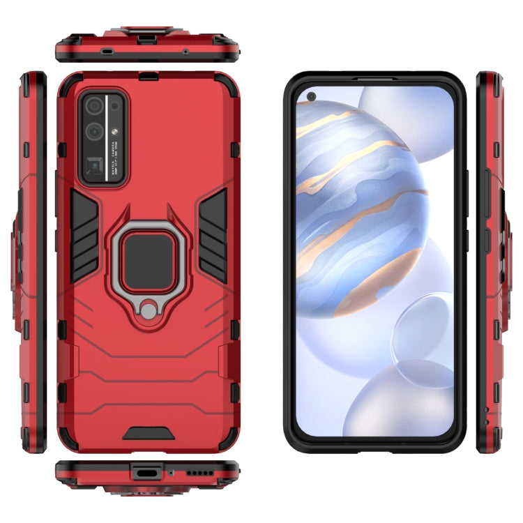 For Huawei Honor 30 PC + TPU Shockproof Protective Case with Magnetic Ring Holder