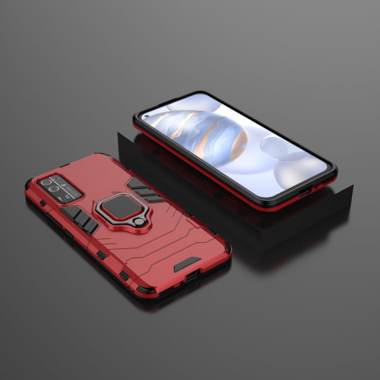 For Huawei Honor 30 PC + TPU Shockproof Protective Case with Magnetic Ring Holder