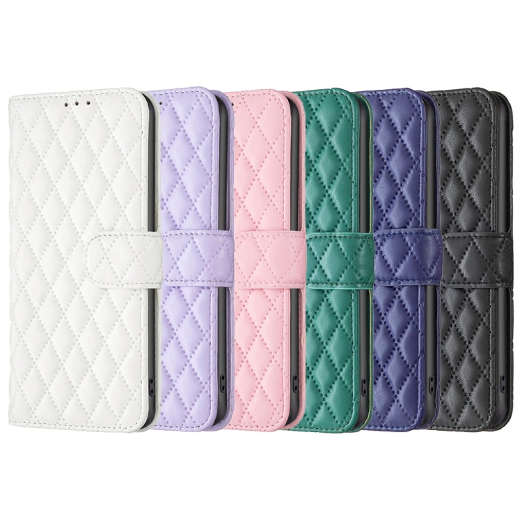 For Nokia C21 Diamond Lattice Wallet Leather Flip Phone Case